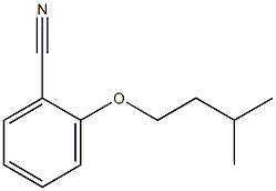 2-(3-methylbutoxy)benzonitrile Struktur