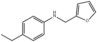 4-ethyl-N-(furan-2-ylmethyl)aniline Struktur