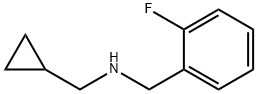 (cyclopropylmethyl)[(2-fluorophenyl)methyl]amine Struktur