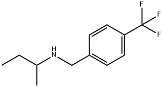 (ブタン-2-イル)({[4-(トリフルオロメチル)フェニル]メチル})アミン 化學(xué)構(gòu)造式