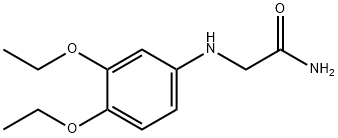 2-[(3,4-diethoxyphenyl)amino]acetamide Struktur