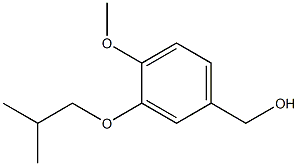 [4-methoxy-3-(2-methylpropoxy)phenyl]methanol Struktur