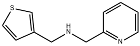 (pyridin-2-ylmethyl)(thiophen-3-ylmethyl)amine Struktur