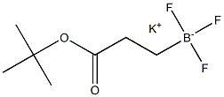 Potassium 3-trifluoroboratopropionate tert-butyl ester Struktur