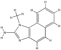 1H-Naphth[1,2-d]imidazol-2-amine,1-methyl-(9CI) Struktur