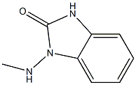 2H-Benzimidazol-2-one,1,3-dihydro-1-(methylamino)-(9CI) Struktur