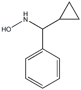 N-(Cyclopropyl-phenyl-methyl)-hydroxylamine Struktur