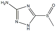 1H-1,2,4-Triazol-3-amine,5-(methylsulfinyl)-(9CI) Struktur