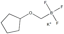 Potassium cyclopentoxymethyltrifluoroborate Struktur