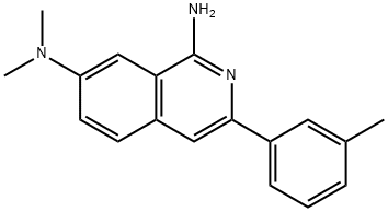 N7,N7-diMethyl-3-M-tolylisoquinoline-1,7-diaMine 277.3636 Struktur