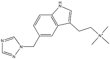 Rizatriptan N,N,N-TriMethylethanaMMoniuM Chloride Struktur