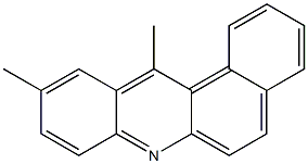 dimethyl-10,12-benz(a)acridine Struktur