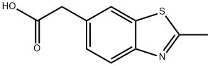 6-Benzothiazoleaceticacid,2-methyl-(6CI,9CI) Struktur