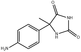 5-(4-aminophenyl)-5-methylimidazolidine-2,4-dione Struktur