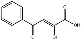 2-hydroxy-4-oxo-4-phenylbut-2-enoic acid Struktur