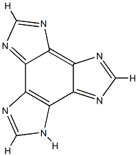 1H-Benzo[1,2-d:3,4-d:5,6-d]triimidazole(9CI) Struktur