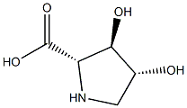 D-Proline, 3,4-dihydroxy-, (3S,4S)-rel- (9CI) Struktur