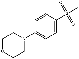 4-(4-Methanesulfonyl-phenyl)-morpholine, 10338-65-5, 結(jié)構(gòu)式