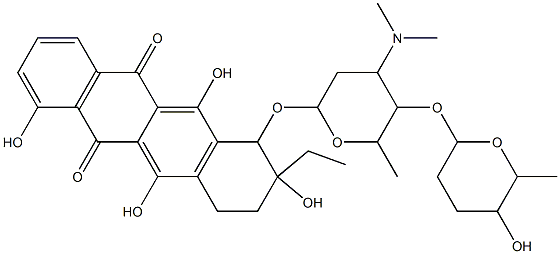 cosmomycin A' Struktur