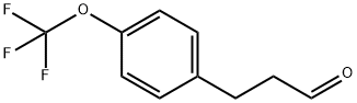 Benzenepropanal, 4-(trifluoroMethoxy)- (or 3-(4-TrifluoroMethoxyphenyl)propionaldehyde ) Struktur