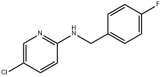 5-chloro-N-[(4-fluorophenyl)methyl]pyridin-2-amine Struktur