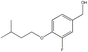 [3-fluoro-4-(3-methylbutoxy)phenyl]methanol Struktur