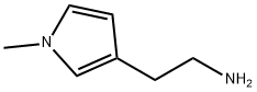 1H-Pyrrole-3-ethanamine,1-methyl-(9CI) Struktur