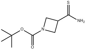 3-THIOCARBAMOYL-AZETIDINE-1-CARBOXYLIC ACID TERT-BUTYL ESTER Struktur