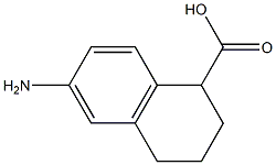 1-Naphthalenecarboxylicacid,6-amino-1,2,3,4-tetrahydro-(9CI) Struktur