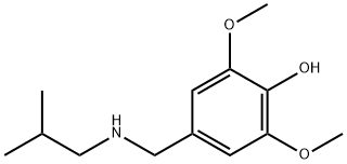 2,6-dimethoxy-4-{[(2-methylpropyl)amino]methyl}phenol Struktur