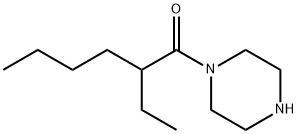 2-ethyl-1-(piperazin-1-yl)hexan-1-one Struktur