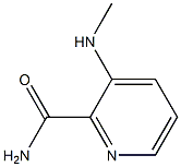 2-Pyridinecarboxamide,3-(methylamino)-(9CI) Struktur