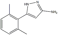 3-(2,6-Dimethylphenyl)-1h-pyrazol-5-amine Struktur