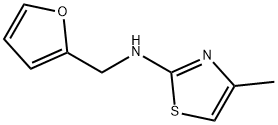 N-(furan-2-ylmethyl)-4-methyl-1,3-thiazol-2-amine Struktur