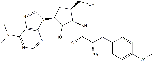 carbocyclic puromycin Struktur