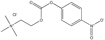 4-nitrophenyl N-trimethylammonioethyl carbonate Struktur