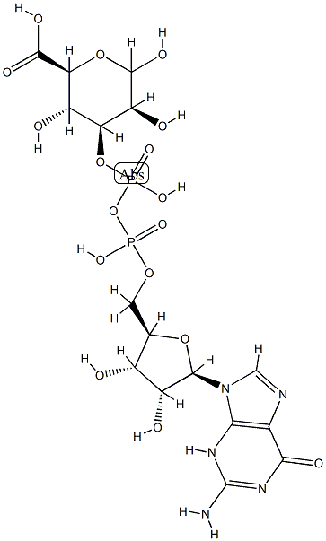 Gdp mannuronic acid Struktur