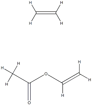 Acetic acid ethenyl ester, polymer with ethene, oxidized Struktur