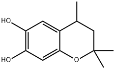 2H-1-Benzopyran-6,7-diol,3,4-dihydro-2,2,4-trimethyl-(9CI) Struktur