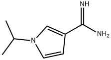 1H-Pyrrole-3-carboximidamide,1-(1-methylethyl)-(9CI) Struktur