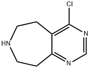 4-Chloro-6,7,8,9-tetrahydro-5H-pyrimido[5,4-d]azepine Struktur