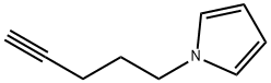 1H-Pyrrole,1-(4-pentynyl)-(9CI) Struktur