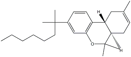 1',2'-dimethylheptyl-1-deoxy-delta(8)-tetrahydrocannabinol Struktur