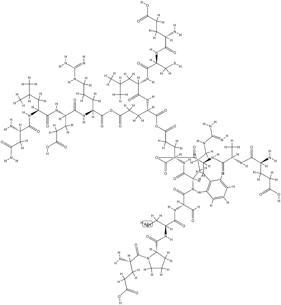 prothrombin precursor (13-29) Struktur