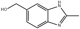 1H-Benzimidazole-5-methanol,2-methyl-(9CI) Struktur