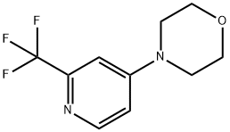 4-(2-(trifluoroMethyl)pyridin-4-yl)Morpholine Struktur