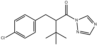 1-(4-chlorobenzyl)-(1H-1，2，4-triazol-yl)-pinacolone Struktur