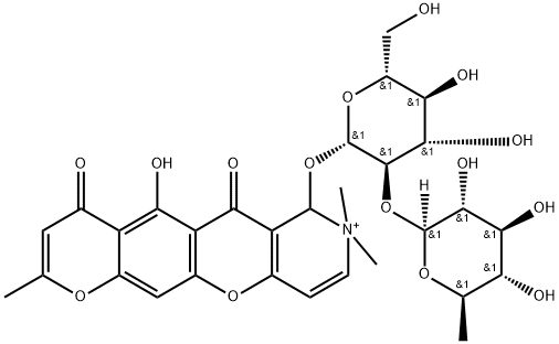 schumanniofoside Struktur