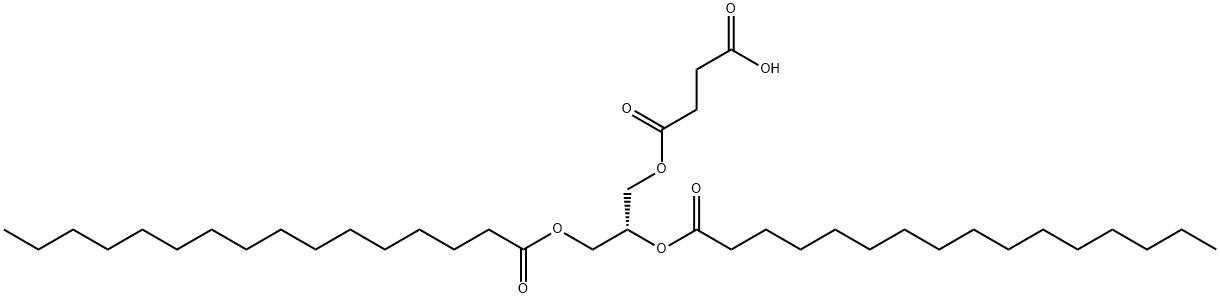 1,2-dipalmitoyl-3-succinylglycerol Struktur