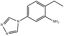 2-ethyl-5-(4H-1,2,4-triazol-4-yl)aniline(SALTDATA: FREE) Struktur